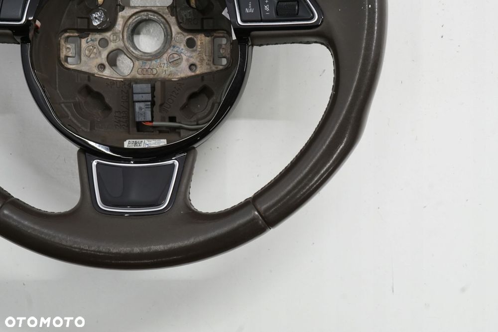 AUDI A5 8T LIFT 11R KIEROWNICA TRÓJRAMIENNA ŁOPATKI BRĄZOWA 8K0419091BN - 5