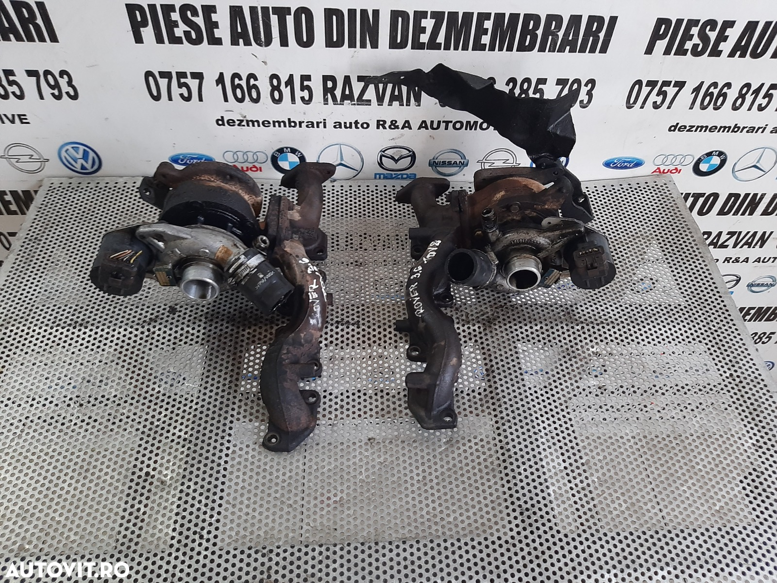 Turbo Turbina Bi-Turbo Stanga Dreapta Land Rover Range Rover Vogue L322 Sport L320 3.6 Tdv8 Motor 3 - 6