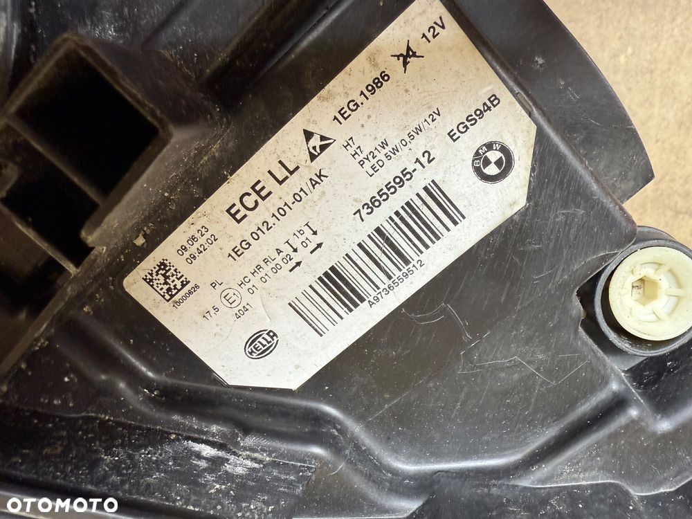 LAMPA LEWA H7 LED BMW 3 F30 LCI LIFT 7365595 - 8
