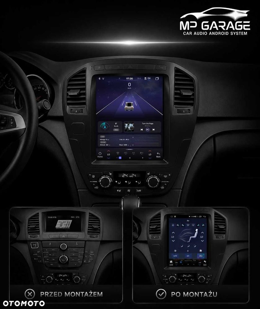 Opel Insignia Radio Android 14 Tesla Style CarPlay Android Auto 4G LTE GPS WiFi QLED DSP - 2