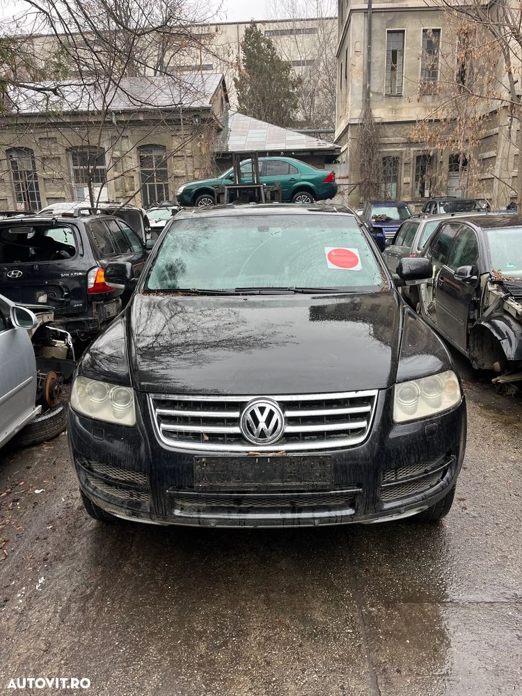 Dezmembrez VW Volkswagen Touareg 7L 2005 negru 2,5 diesel BAC cutie automata - 1