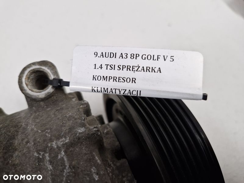AUDI A3 8P GOLF V 5 1.4 TSI SPRĘŻARKA KOMPRESOR KLIMATYZACJI 1K0820859C - 9