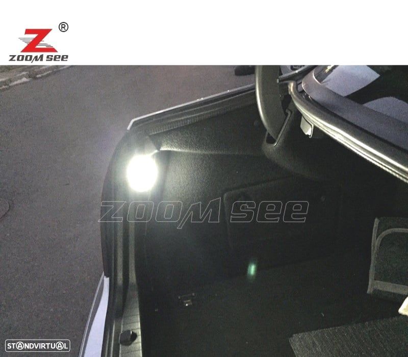 KIT COMPLETO DE 19 LÂMPADAS LED INTERIOR PARA MERCEDES E CLASE W210 SEDAN E220 E240 E270 E300 E320 - 6