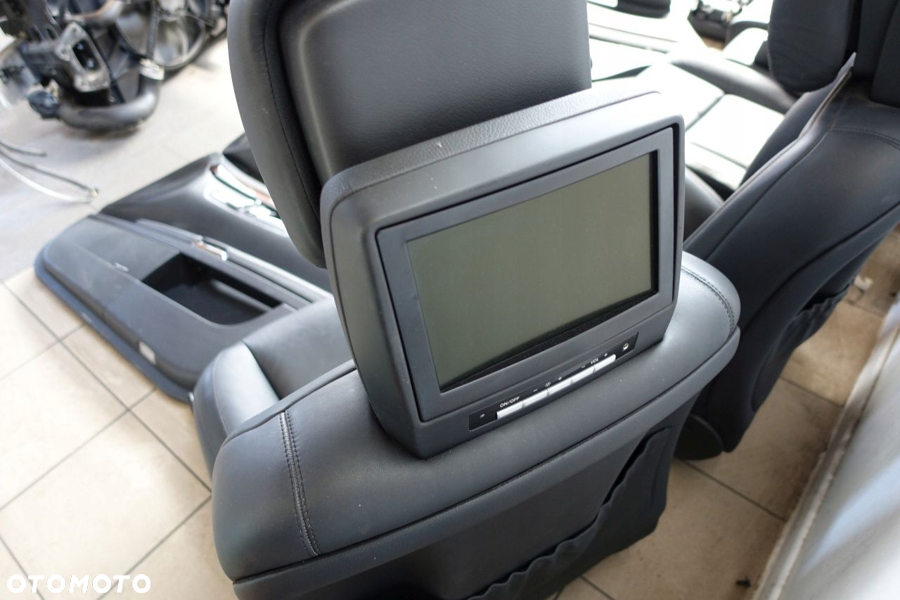 Mercedes w221 tapicerka skóra fotele boczki fotel Nappa Long DVD - 13