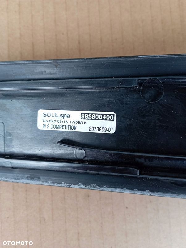 BMW M2 F87 LISTWA NAKŁADKA PROGOWA OZDOBNA PRAWA 8073609 - 3