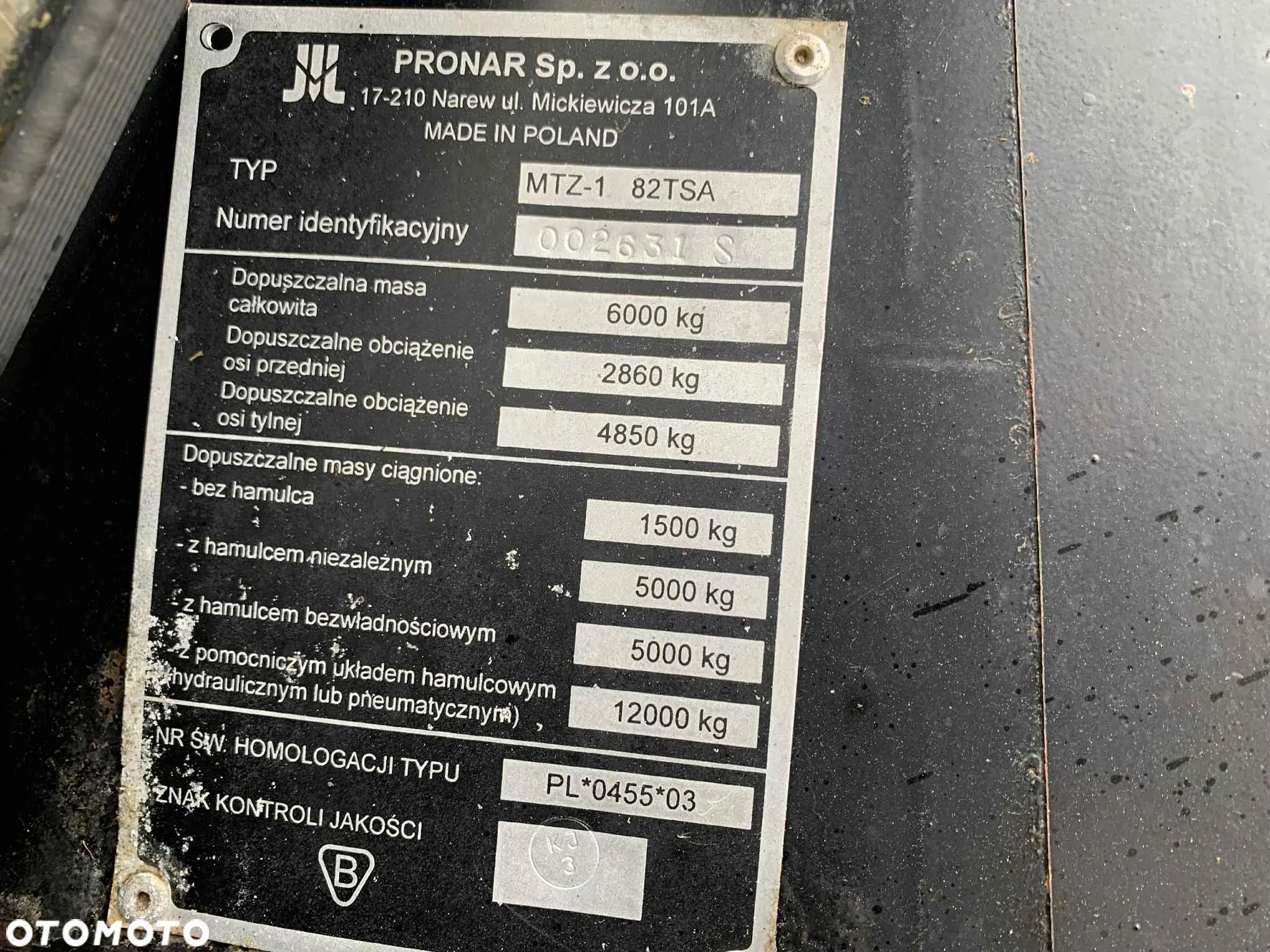 Pronar 82TSA MTZ 82SA 82A PRONAR - 39