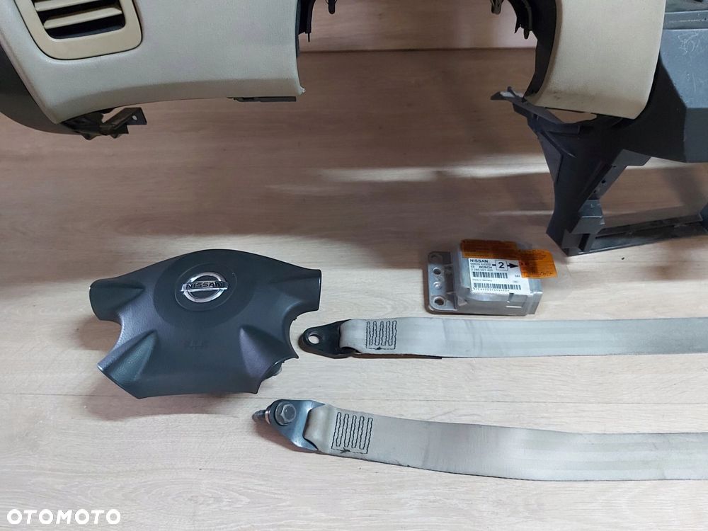 Nissan Primera P12 Deska poduszka pasażera kierowcy air bag pas lewy prawy - 4
