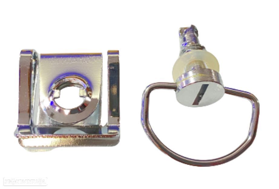 parafuso de aperto rapido 17mm para carenagem de moto - 1
