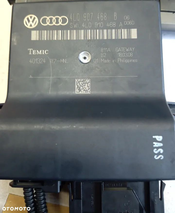 Audi A6 C6 A4 B8 moduł gateway 4F0907468 4F0907468B 4F0907468D  8T0907468H - 1