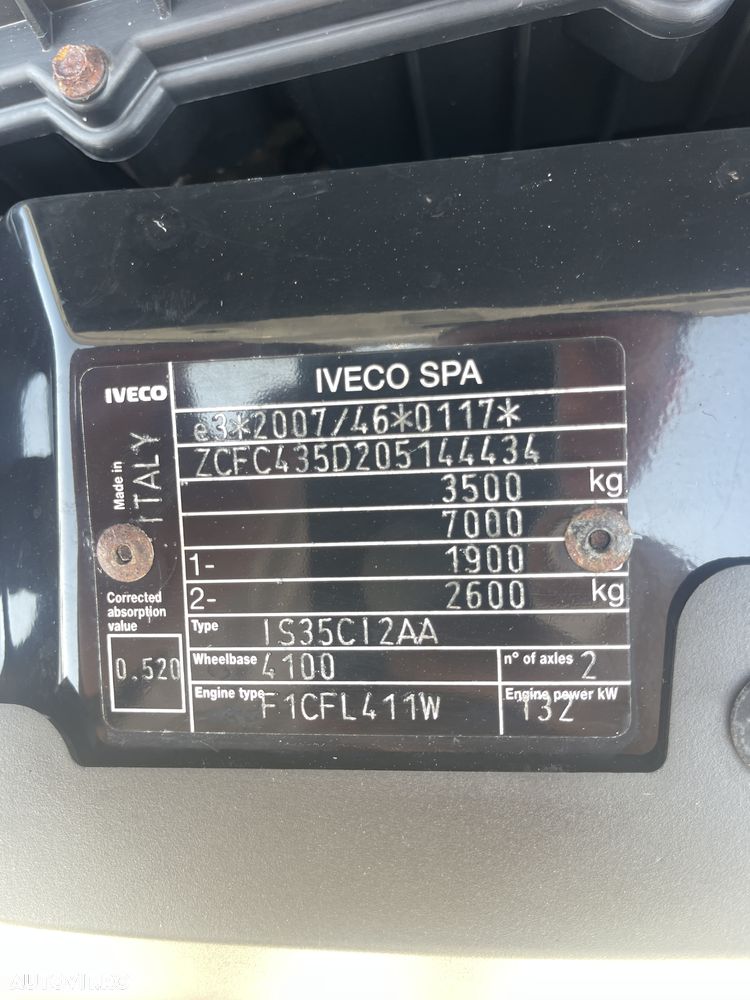 Iveco Daily 35C18 3.0D PRELATA LIFT PUNTE DUBLA - 30