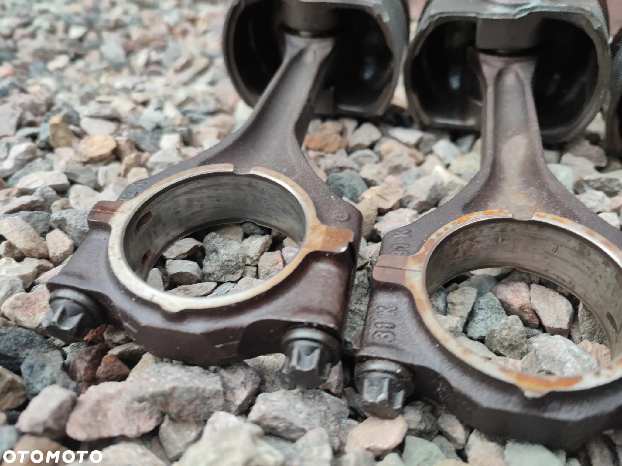 BMW E36 / E39 / E38 / Z3 / E34  ORYGINALNE TŁOKI + KORBOWODY DO SILNIKÓW GAMY M52B25 / M50B25 1XVANOS O NR. 11 24 1 739 725 / 11 24 1 437 211 / 11 25 1 703 456 OEM W DOBRYM STANIE - 14