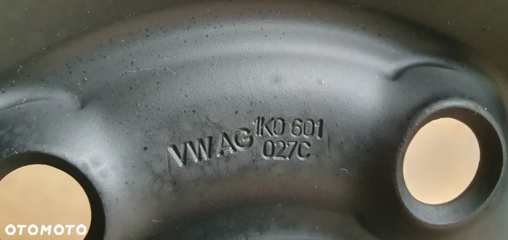 Felgi stalowe koła VW 5x112 6J ET47 16" R16 VW Caddy III 1K0601027C - 8