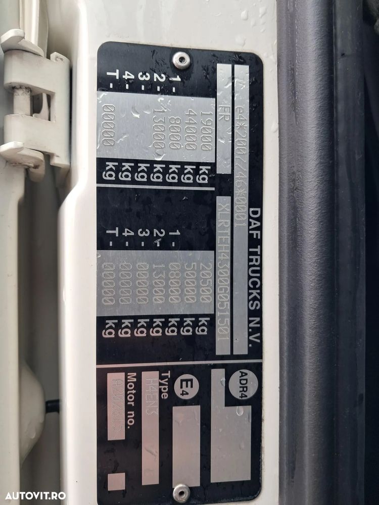 DAF xf 460 ft sc automat euro 6 motor cu defectiuni - 28