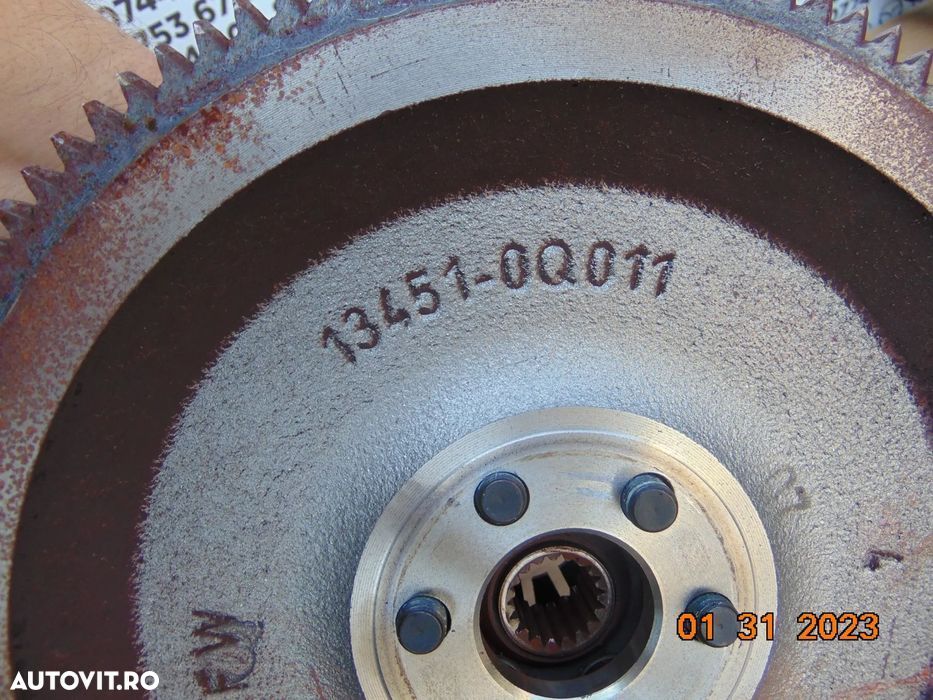 volanta Toyota Yaris 1.0 euro 6 euro 5 1kry52 placa presiune disc ambr - 4
