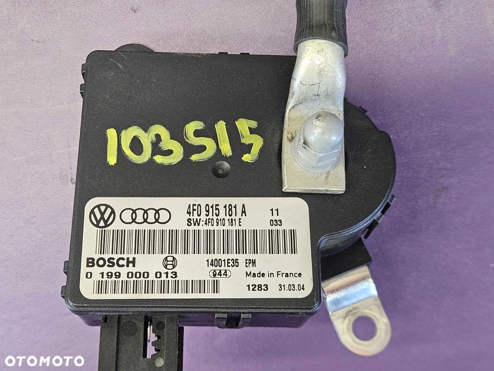 Moduł Sterownik 4F0915181A 4F0910181E 0199000013 4F0971235 Komputer Mocy Napięcia Zasilania Akumulatora Pradu Sieci Mocy Audi A6 C6 - 2