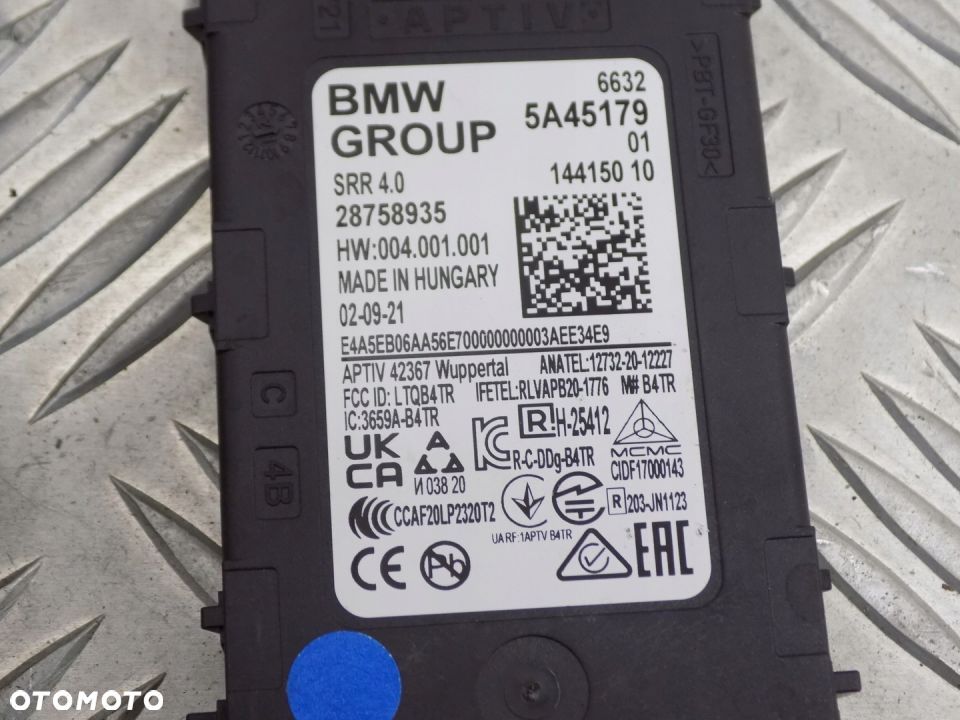 BMW RADAR ASYSTENT PASA 5A45179 - 4