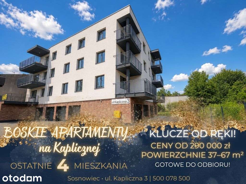Gotowe | balkon | taras |2 pokoje - 37m2, 44m2, 43m2 | 3 pokoje - 67m2