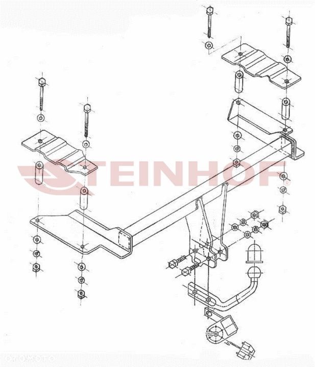 Hak Holowniczy + MODUŁ 7PIN do Opel Vectra C 4/5 drzwi od 2002 do 2008 - 2