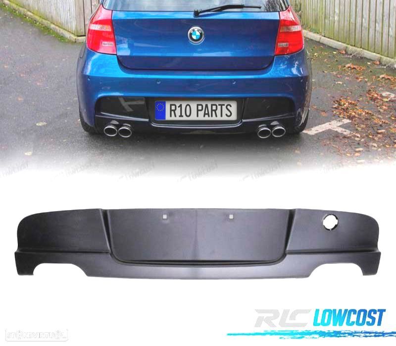 DIFUSOR TRASEIRO BMW E87 LOOK M - 1