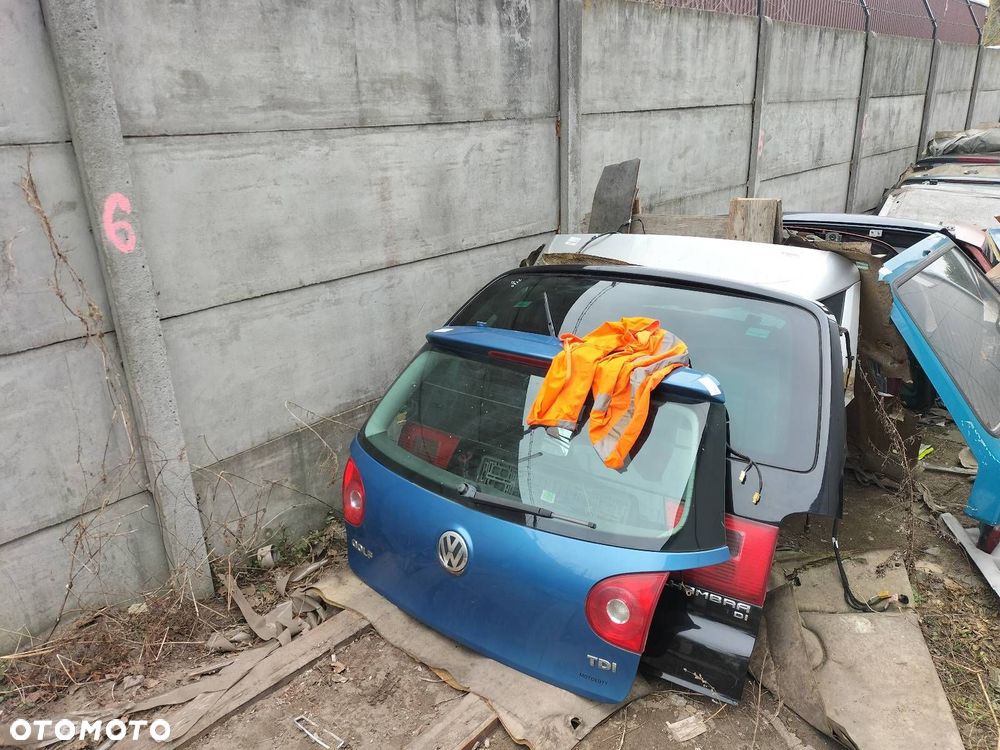 KOMPLETNY TYŁ KLAPA BAGAŻNIKA ZDERZAK PDC LAMPY VOLKSWAGEN GOLF V HB LC5G - 20