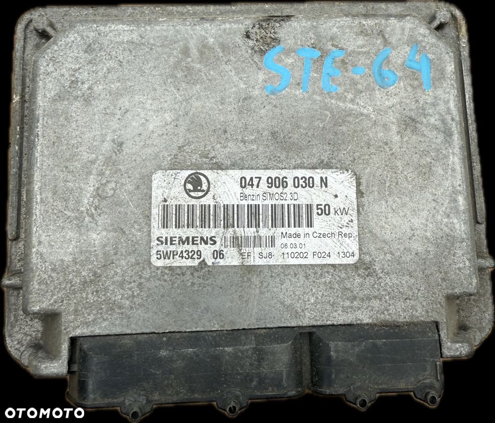 Sterownik Silnika ECU Komputer Skoda Felicia I 1.3 047906030N - 1