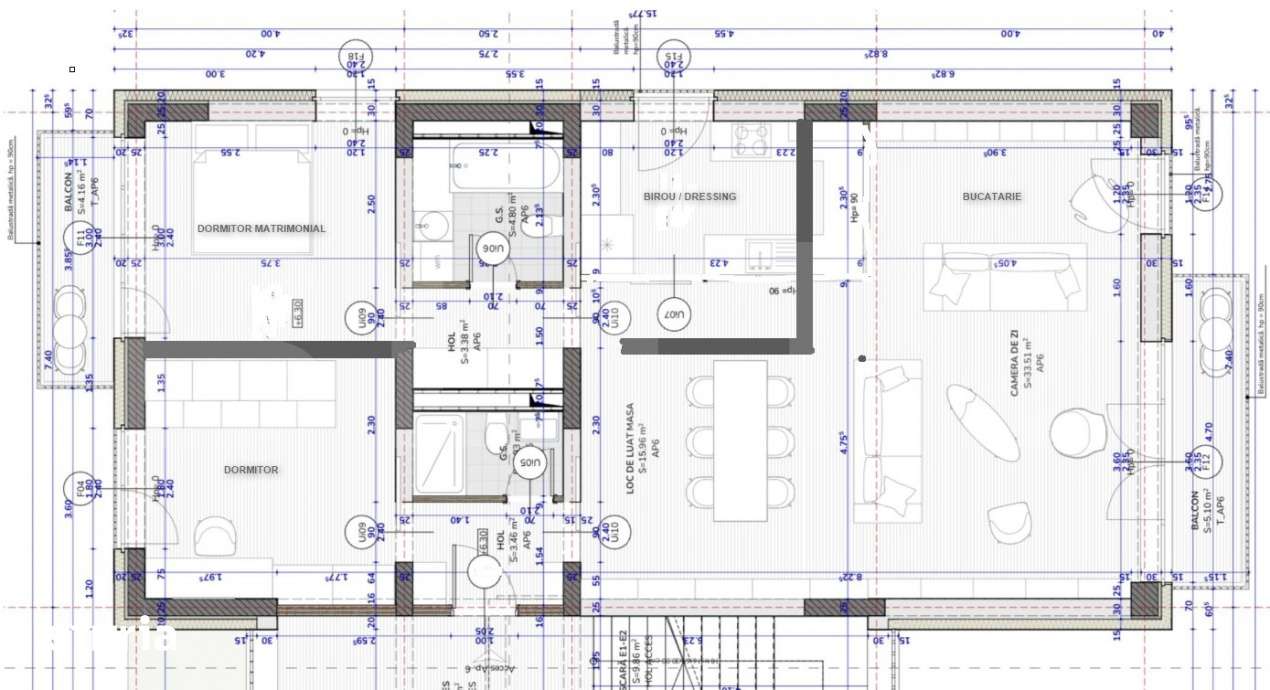 Apartament cu 4 camere 100 mp in bloc cu piscina din cartierul Europa - Imagine principală: 4/8