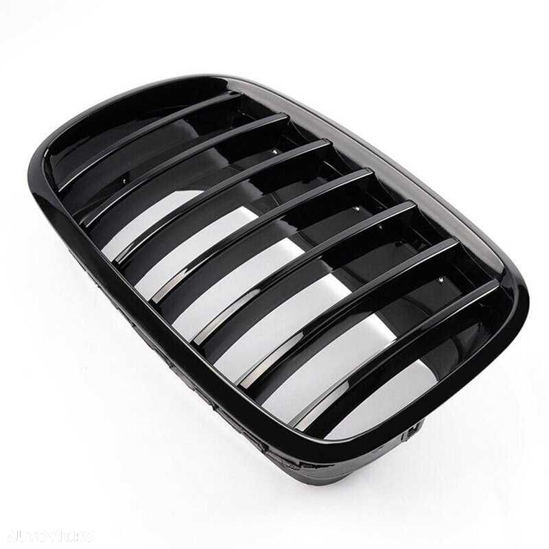 Grile Nari Negru Lucios BMW X5 X6 E70 E71, Capace Oglinzi, Produse NOI - 4