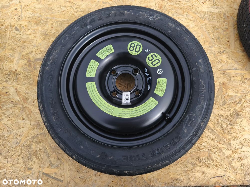 KOŁO DOJAZDOWE ZAPASOWE CITREON C3 PICASSO 15 CALI 4X108 - 1