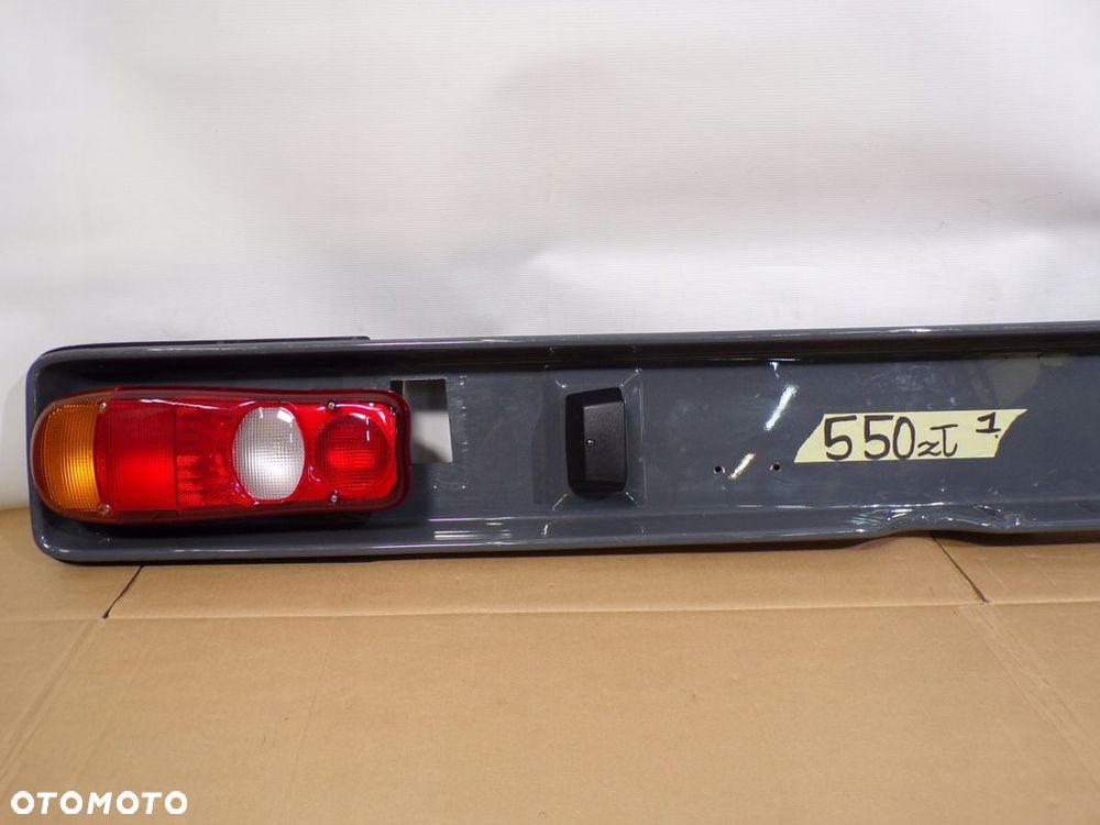 VW T6 T6.1 Transporter 16- ZDERZAK TYLNY BELKA NOWA Z LAMPAMI RAMA SKRZYNIA - 2