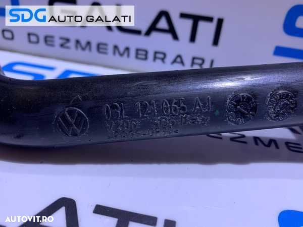 Conducta Apa Lichid Racire Motor Skoda Superb 2 2.0 TDI CFFB CFGB CLJA 2008 - 2015 Cod 03L121065AJ [M5401] - 3