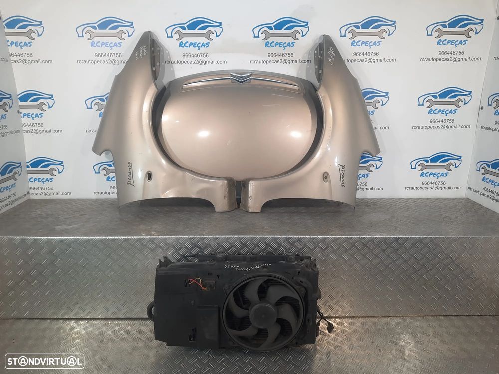 FRENTE COMPLETA CITROEN XSARA PICASSO N68 CAPOT PARACHOQUES GUARDA-LAMAS OTICAS RADIADOR VENTILADOR FRENTE FIBRA REFORÇO - 13