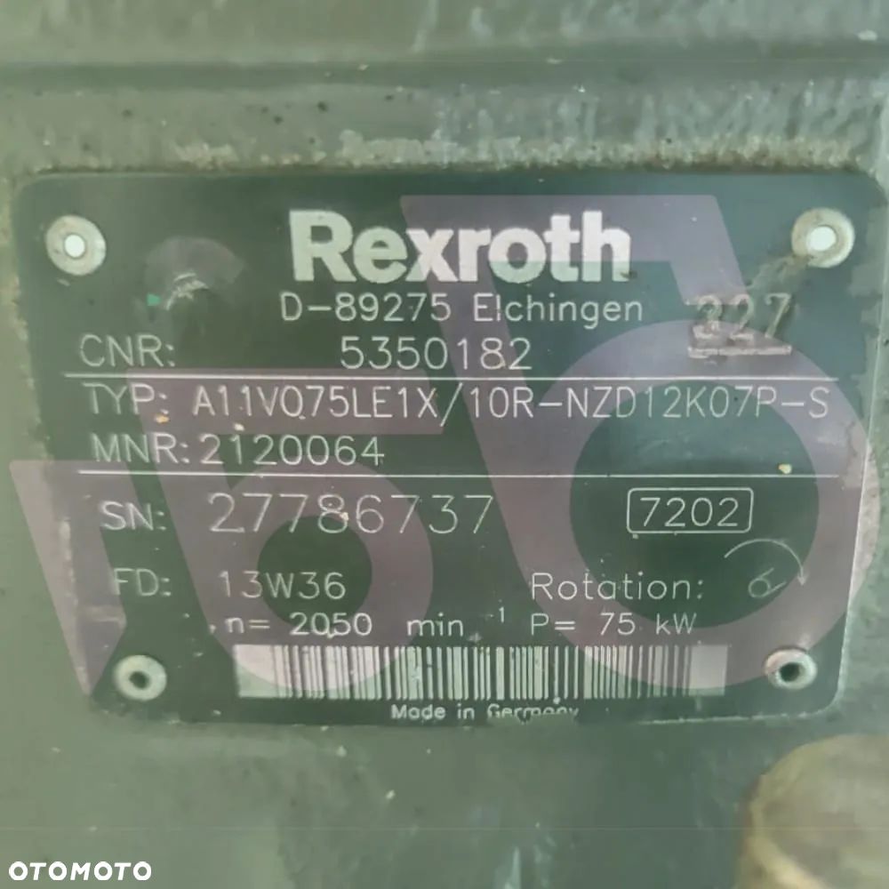 Pompa Rexroth A11V075 LE1X/10R-NZD12K07P-S 2120064 MECALAC 11MWR - 9