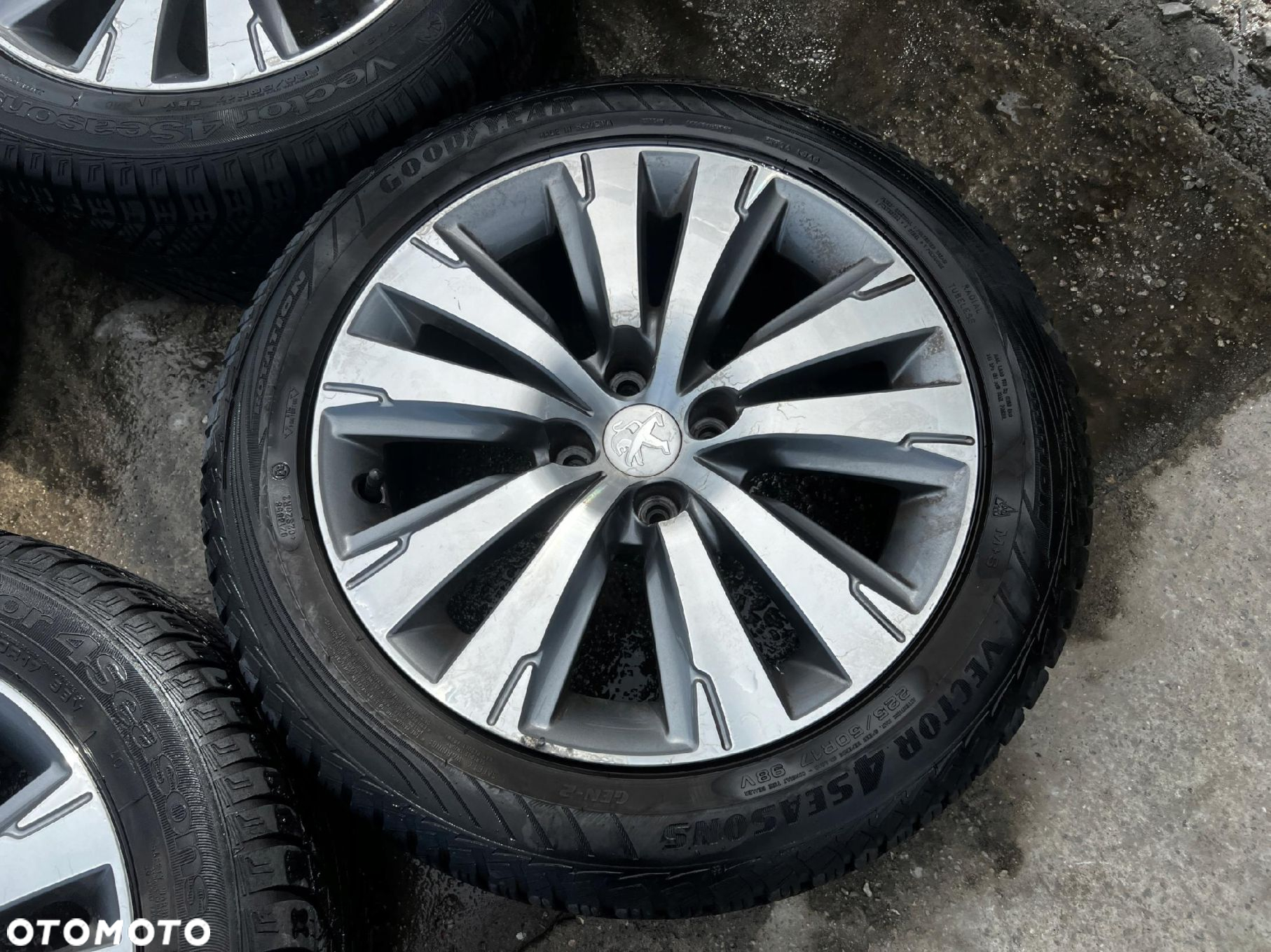 KOŁA FELGI OPONY CAŁOROCZNE PEUGEOT 3008 I T84 225/50 R17 - 4