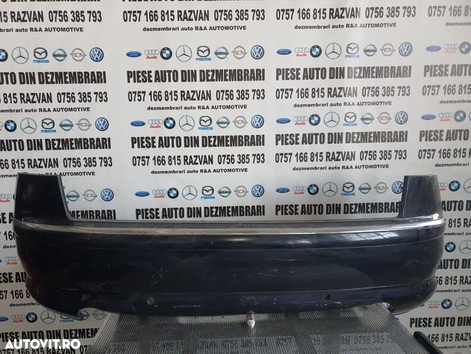 Bara Spate Audi A8 An 2003/2010 Cu Gauri Pentru Senzori Bara Spate Audi A8 An 2003/2010 Cu Gauri Pe - 1