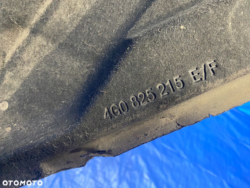 OSŁONY PŁYTA OSŁONA PODWOZIA LEWA LEWE AUDI A6 C7 2011- ; 4G0825215B 4G0825215E  ORYGINAŁ - 6