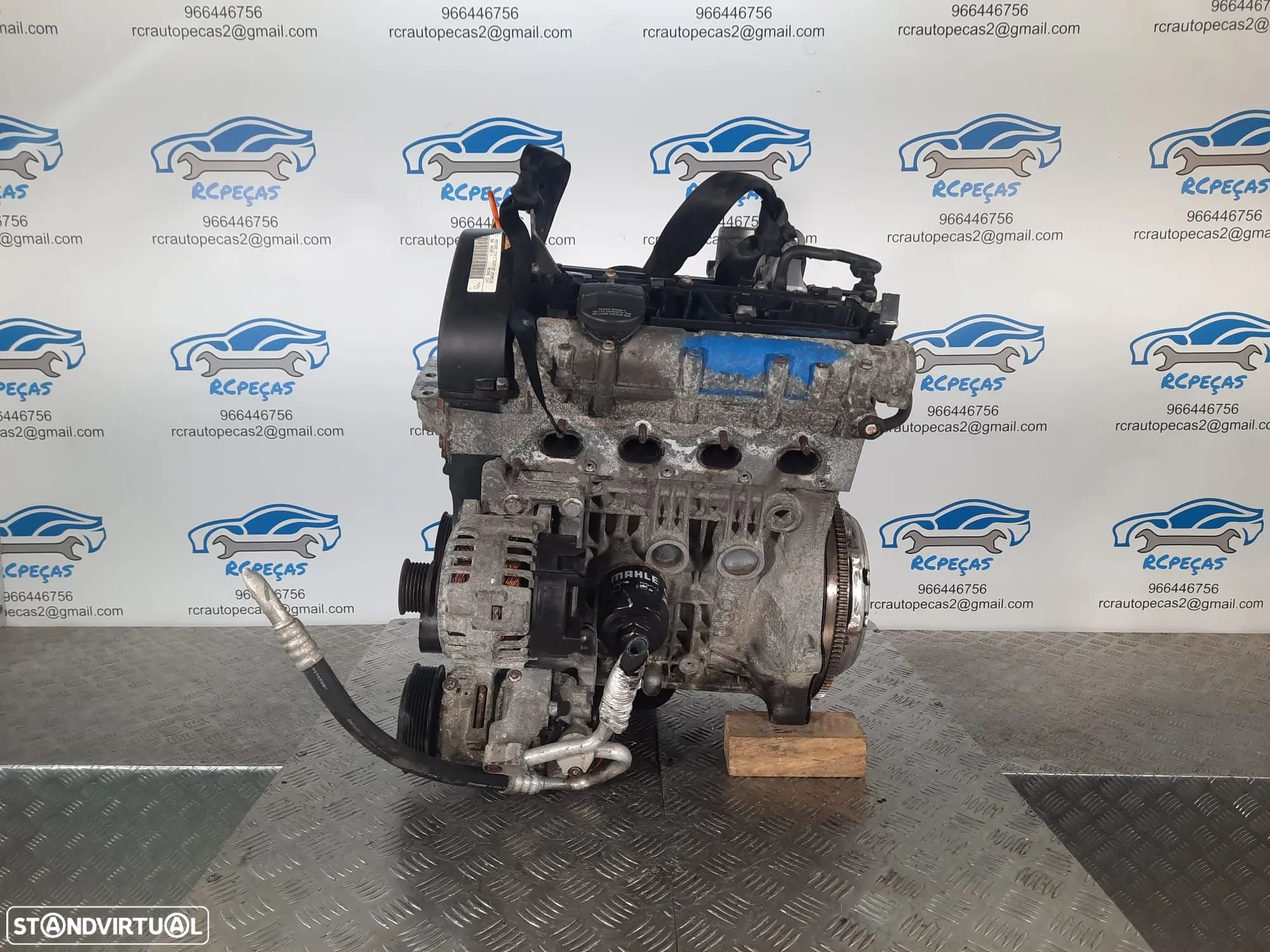 .MOTOR COMPLETO 1.4i 16V 85CV BXW SEAT IBIZA LEON CORDOBA TOLEDO SKODA FABIA ROOMSTER VW VOLKSWAGEN POLO GOLF MOTOR ARRANQUE ALTERNADOR BIMASSA COMPRESSOR EMBRAIAGEM BOMBA DIRECAO INJETORES - 1