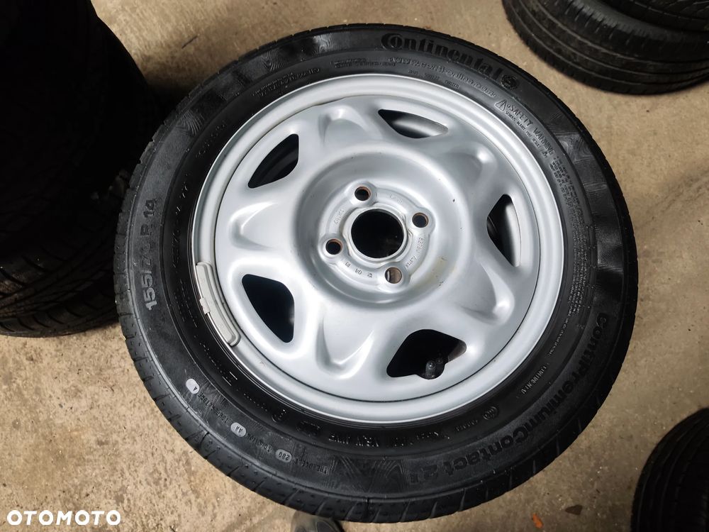 4x100 Felgi Stalowe Stal 14 Koła letnie lato CHEVROLET SPARK 5,5mm Legnica ALU-RAD 155/70 - 3