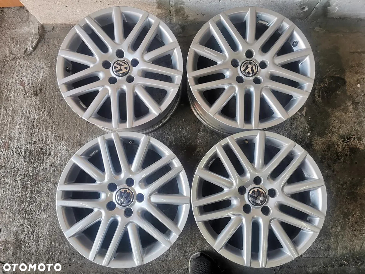 ALU FELGI 5X112 R17 ET50 7.5J SEAT SKODA AUDI VW TOURAN ORG! - 8