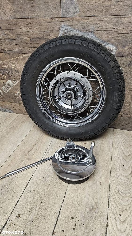 YAMAHA XV 535 VIRAGO FELGA TYŁ TYLNA HAMULEC BĘBNOWY BĘBEN - 2