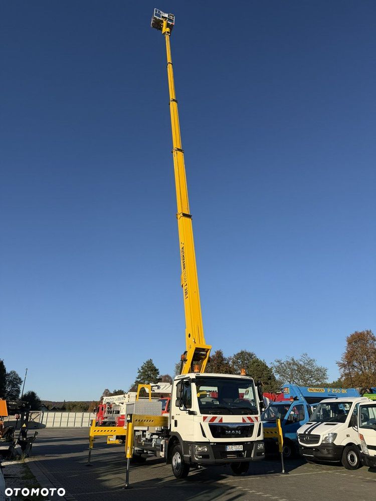 MAN TGL 7.150 Zwyżka Ruthmann T330 33-Metry w bok 21m Mały przebieg - 4