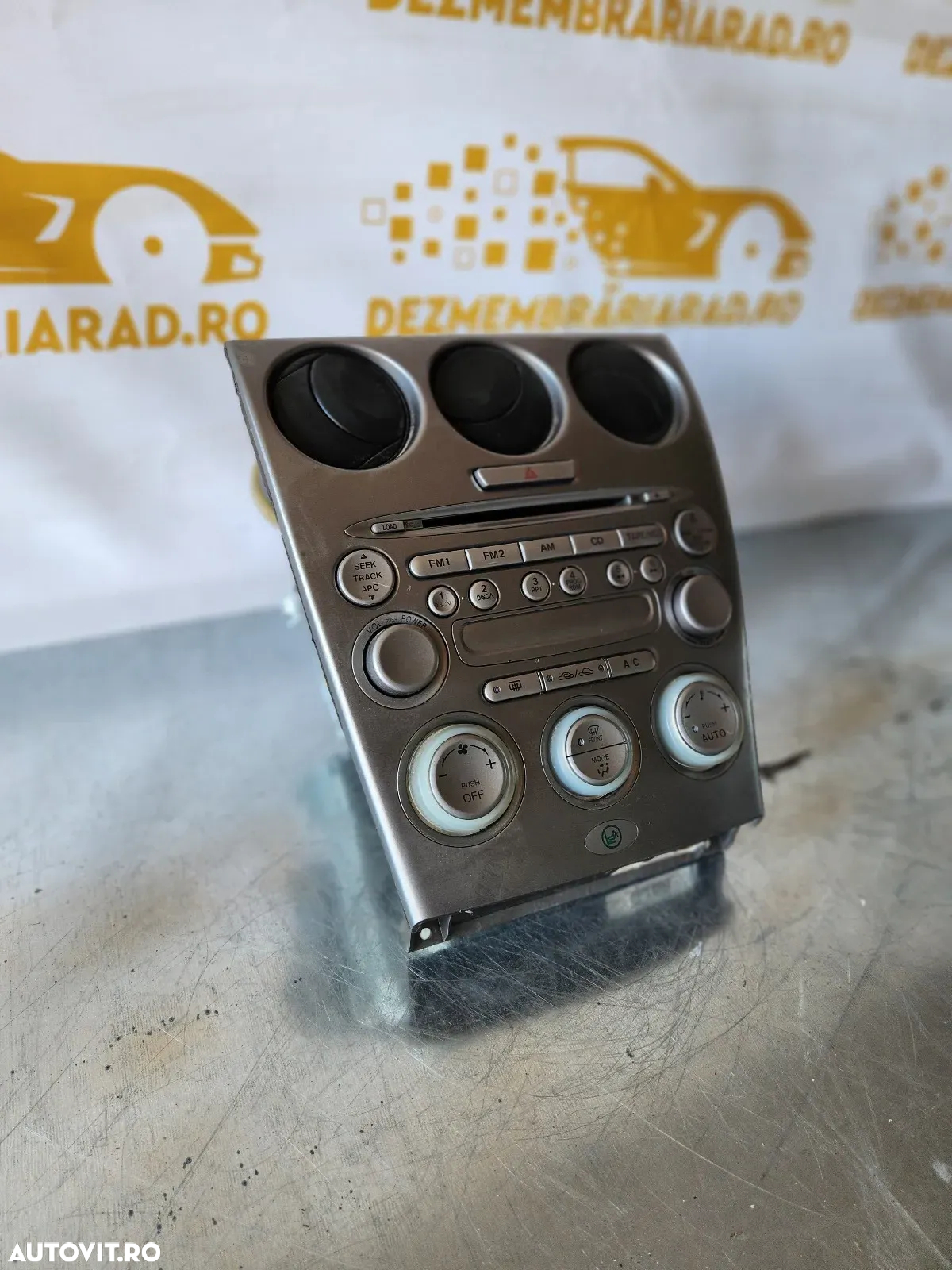 Consola Centrala Radio Cd Player Comenzi Clima Mazda 6 - 5