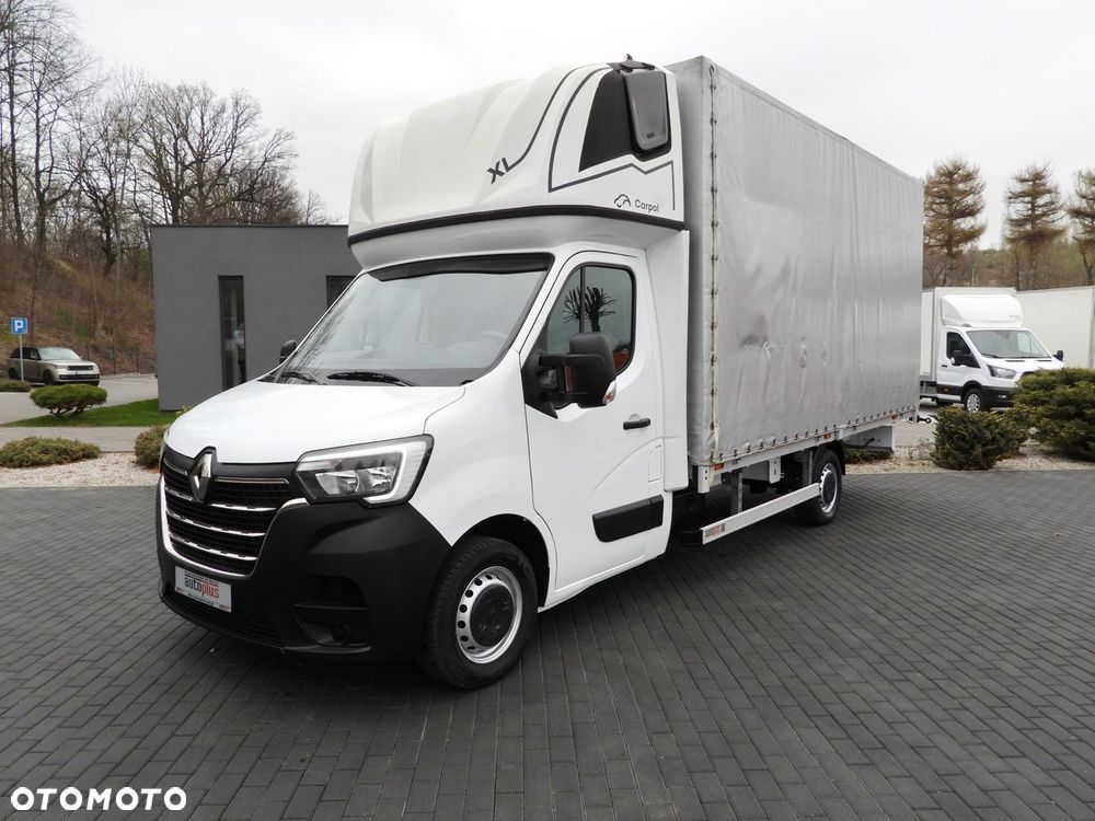 Renault MASTER  PLANDEKA 10 PALET WEBASTO TEMPOMAT LEDY PNEUMATYKA KLIMATYZACJA  165KM - 19