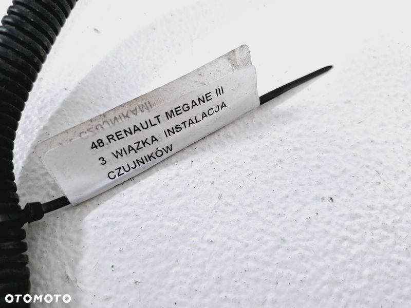 megane 3 iii czujniki wiązka instalacja zderzaka tył pdc 240157760r 284420003r - 3