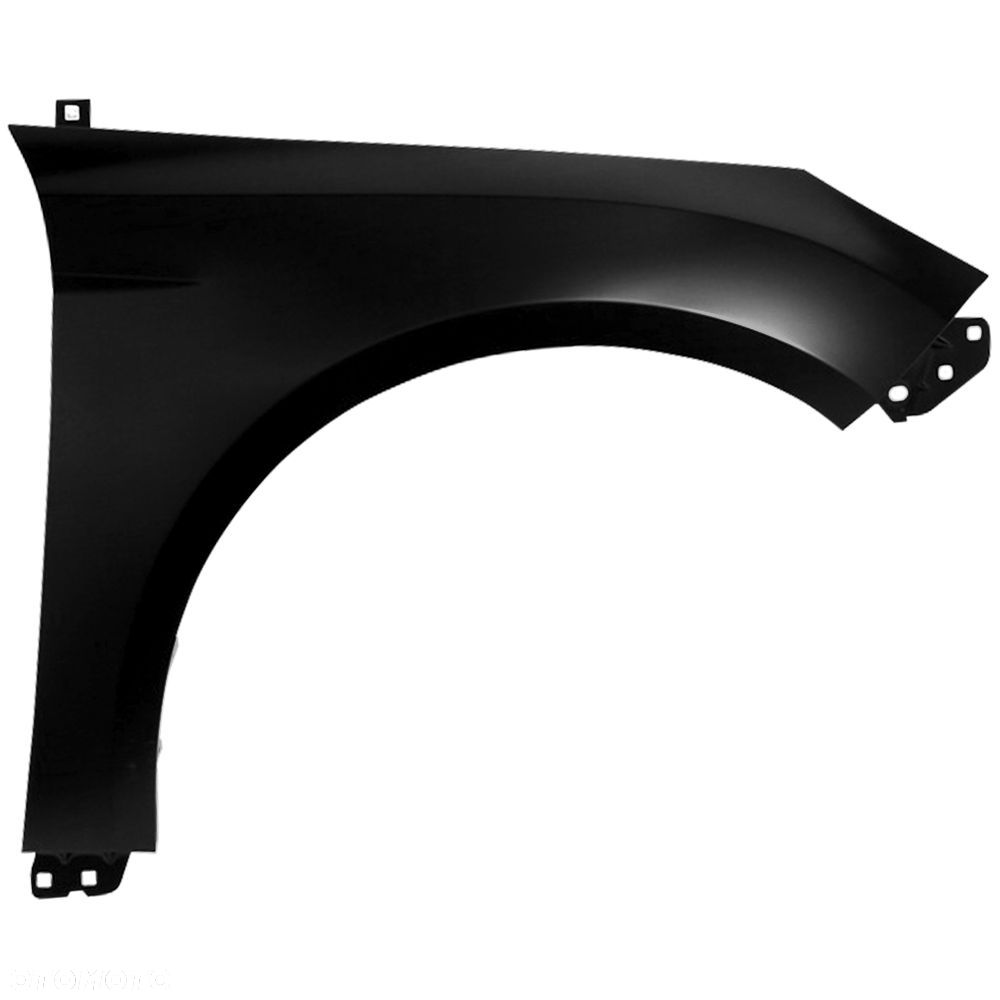 BLU Błotnik Ford FOCUS MK3 JAYC prawy czarny 2010-2014 przód  PantherBlack - 2