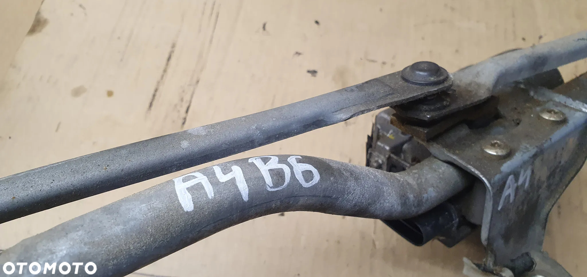 Mechanizm wycieraczek przód przedni Audi A4 B6 8E1955119 8E1955023A - 10