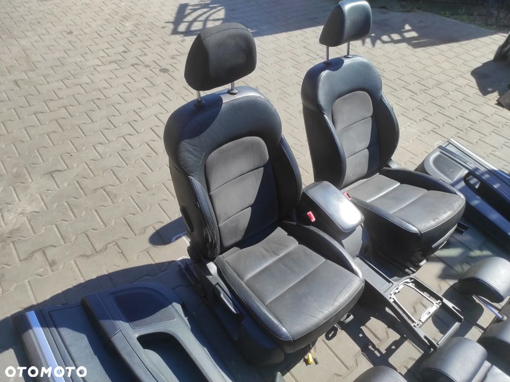 SKODA SUPERB 2 KOMBI FOTELE FOTEL TAPICERKA SIEDZENIA KOMPLET PRZÓD KANAPA BOCZKI SKÓRA SKÓRZANE BOCZKI BOCZEK PODŁOKIETNIK ALCANTARA WYSYŁKA !!!! - 6