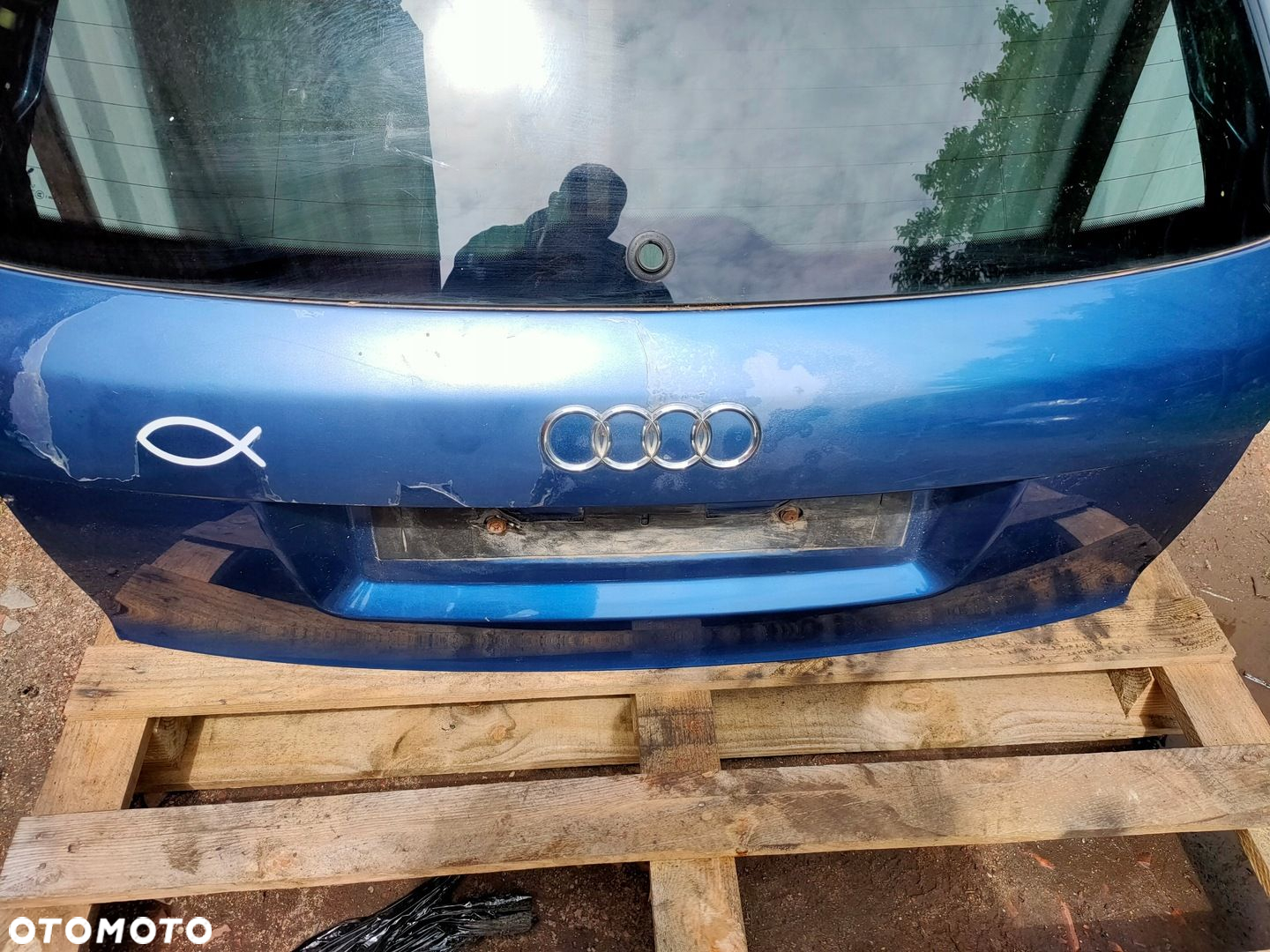KLAPA BAGAŻNIKA TYŁ AUDI A4 B6 KOMBI LZ5C ŁADNA - 3
