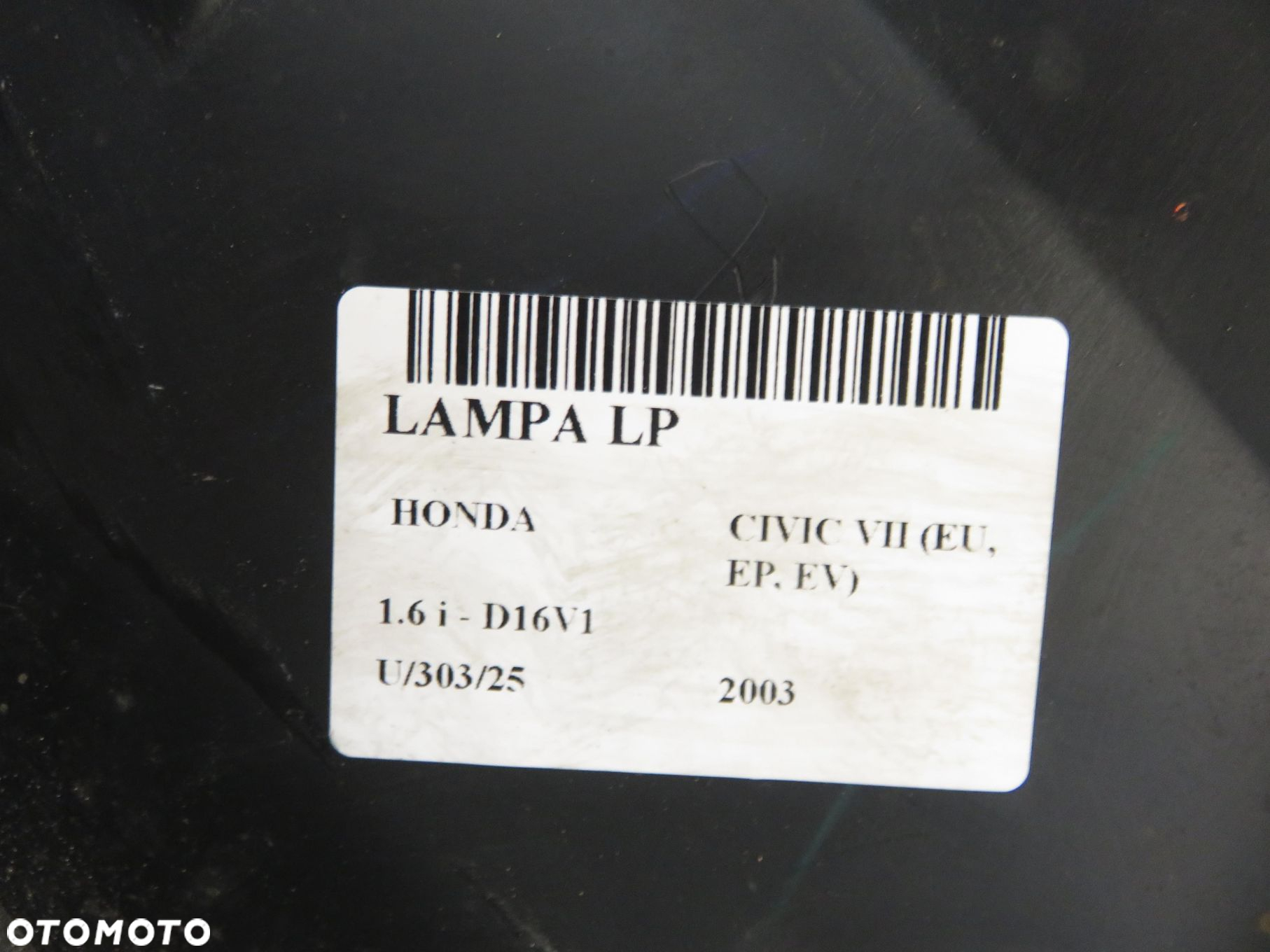 LAMPA LEWA PRZEDNIA HONDA CIVIC VII EUROPA - 6