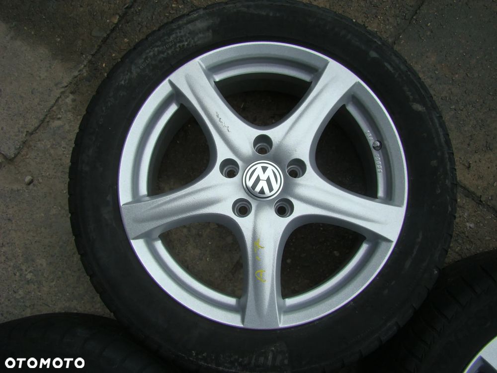 a17 5x112 VW T-Roc Beetle Skoda Karoq Yeti Seat Ateca Audi Q2 7Jx17 opony lato 215/55 - 4