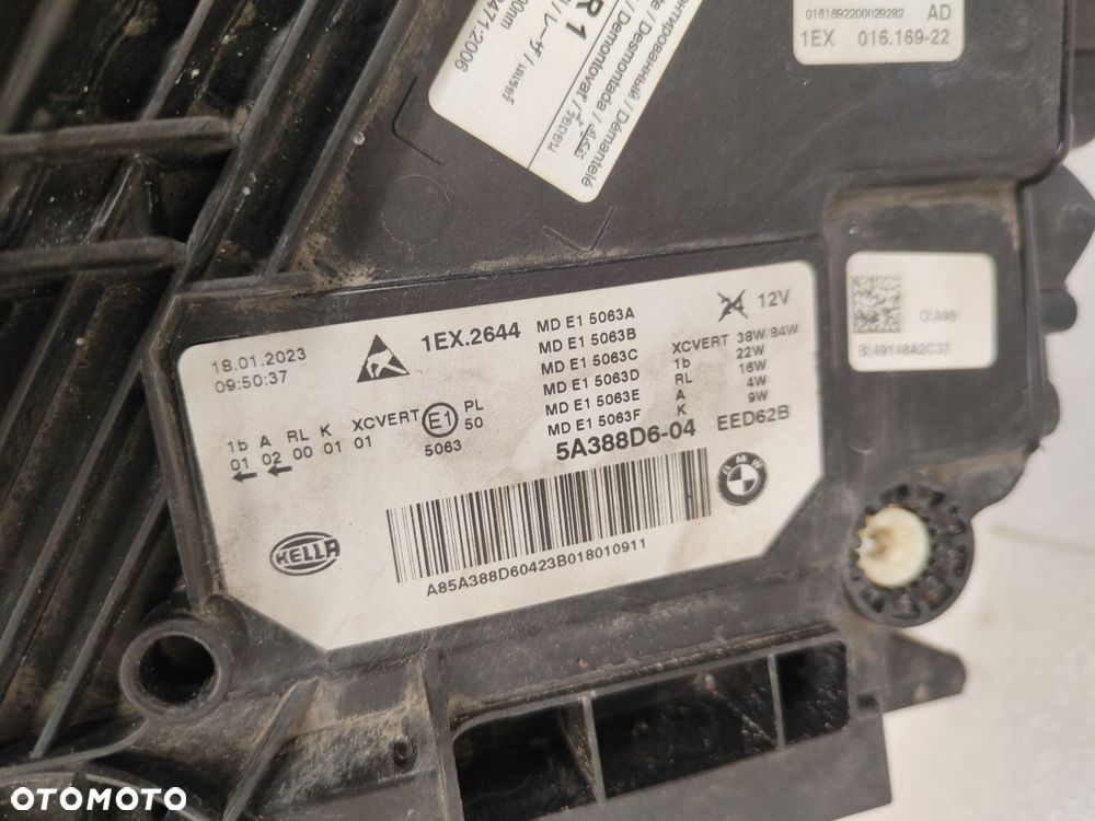 bmw 5 g30 lift laser lampa prawy przód 5a388d6 - 5